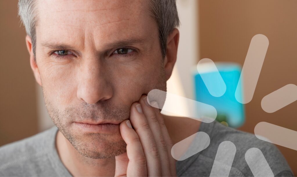 A mouth guard can stop bruxism.